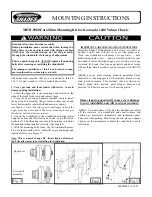 Memphis Shades MEM-9980 Mounting Instructions предпросмотр