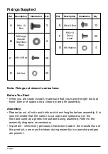 Preview for 4 page of Memphis 42000 Btu Assembly & User Instructions