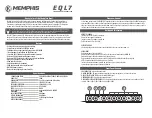 Preview for 2 page of Memphis EQL7 Quick Start Manual