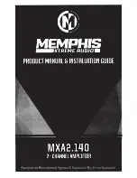 Memphis MXA2.140 Product Manual & Installation Manual preview