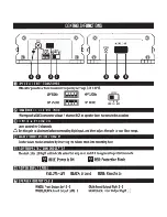 Preview for 5 page of Memphis MXA2.140 Product Manual & Installation Manual