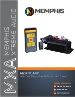 Preview for 1 page of Memphis MXAMCAPP Instruction Manual