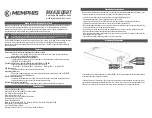 Предварительный просмотр 2 страницы Memphis MXAZEQ5BT Instruction Manual