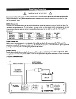 Предварительный просмотр 5 страницы Memphis Power Reference Series Instructions Manual