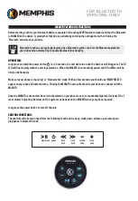 Preview for 5 page of Memphis XTREME MXABMB2 Instructions Manual