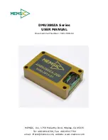 Memsic AHRS380ZA-200 User Manual preview