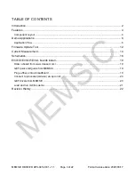 Preview for 3 page of Memsic DB3672B User Manual