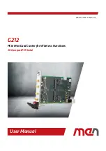 MEN G212 User Manual preview