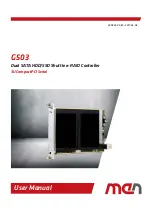 Preview for 1 page of MEN G503 User Manual