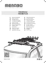 Preview for 1 page of Menabo FROZEN ALU Fitting Instructions