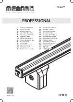 Preview for 1 page of Menabo PROFESSIONAL FIX 604FP Fitting Instructions Manual