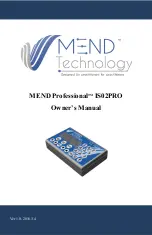 Предварительный просмотр 1 страницы MEND Technology IS02PRO Owner'S Manual