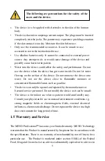 Preview for 8 page of MEND Technology IS02PROs User Manual