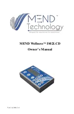 Предварительный просмотр 1 страницы MEND Technology Wellness IS02LCD Owner'S Manual