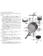 Mendini 3-Piece Junior Drum Kit Assembly Instruction preview