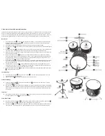 Mendini MJDS-5-BL Assembly Instruction предпросмотр