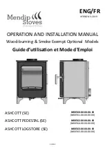 Mendip Stoves Ashcott Operation And Installation Manual preview