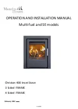 Preview for 1 page of Mendip Stoves Christon 400 Series Operation And Installation Manual