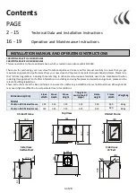 Preview for 3 page of Mendip Stoves Christon 400 Series Operation And Installation Manual