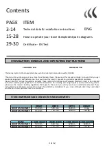 Preview for 3 page of Mendip Stoves Christon 550 insert Operation And Installation Manual