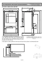 Предварительный просмотр 3 страницы Mendip Stoves Churchill 5 SE MK5 Dual Control Operation And Installation Manual