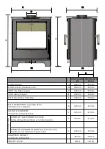 Preview for 2 page of Mendip Stoves The Woodland Double sided Catalyst Operation And Installation Manual