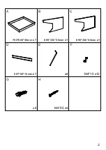 Preview for 2 page of Mendler HMGL01 Assembly Instructions