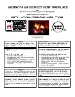 Предварительный просмотр 1 страницы Mendota DT3-PF2-LX Installation & Operating Instructions Manual