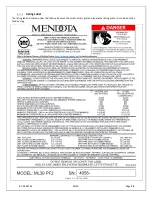 Preview for 14 page of Mendota DXV35DT4 Assembly, Installation And Operating Instructions