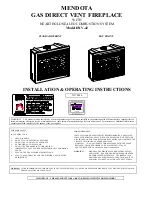 Mendota DXV42 TIMBERFIRE Installation & Operating Instructions Manual предпросмотр