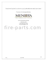 Предварительный просмотр 84 страницы Mendota FV42-0518 Installation And Operating Instructions Manual