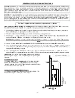 Preview for 17 page of Mendota GREENBRIAR M-50 Installation & Operating Instruction Manual