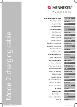 Preview for 1 page of Mennekes 35203100002 Operating Manual