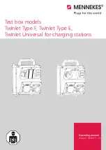 Mennekes TwInlet Type E Operating Manual preview