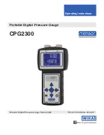 mensor CPG2300 Operating Instructions Manual preview