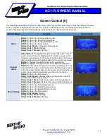 Preview for 11 page of Mentor radio M2115B Owner'S Manual