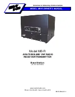 Mentor radio MB-R Owner'S Manual preview