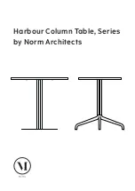 Preview for 1 page of MENU Harbour Column Table Manual