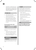 Preview for 18 page of Menuett 000925 Operating Instructions Manual