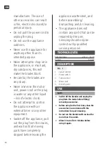 Preview for 14 page of Menuett 002-147 Operating Instructions Manual