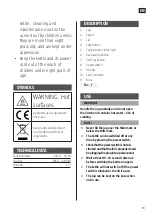 Preview for 19 page of Menuett 003-024 Operating Instructions Manual