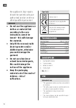 Preview for 18 page of Menuett 003-416 Operating Instructions Manual