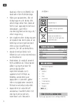 Preview for 8 page of Menuett 004322 Operating Instructions Manual