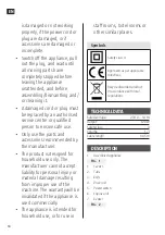 Предварительный просмотр 18 страницы Menuett 004322 Operating Instructions Manual