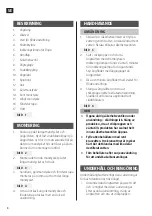 Preview for 8 page of Menuett 005630 Operating Instructions Manual