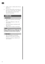 Preview for 6 page of Menuett 006761 Operating Instructions Manual