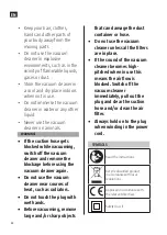 Preview for 22 page of Menuett 008187 Operating Instructions Manual