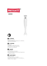 Menuett 009101 Operating Instructions Manual preview