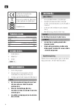 Preview for 6 page of Menuett 009101 Operating Instructions Manual