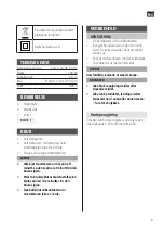 Preview for 9 page of Menuett 009101 Operating Instructions Manual